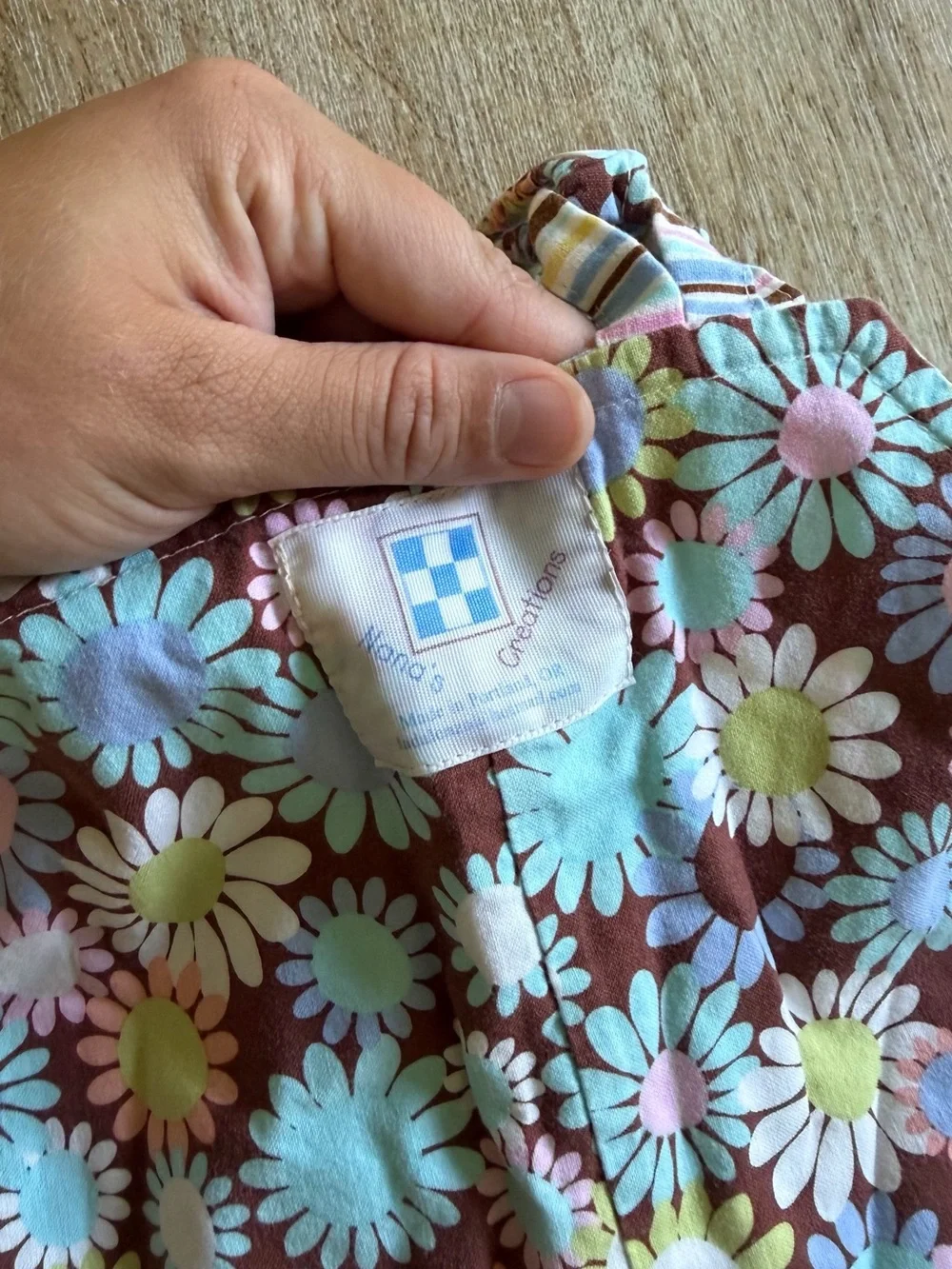 Kids Floral Overalls - Brown Multi